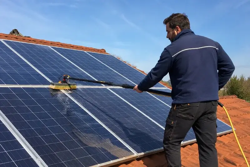 Nettoyage et entretien de panneaux solaires à Saint-Romans